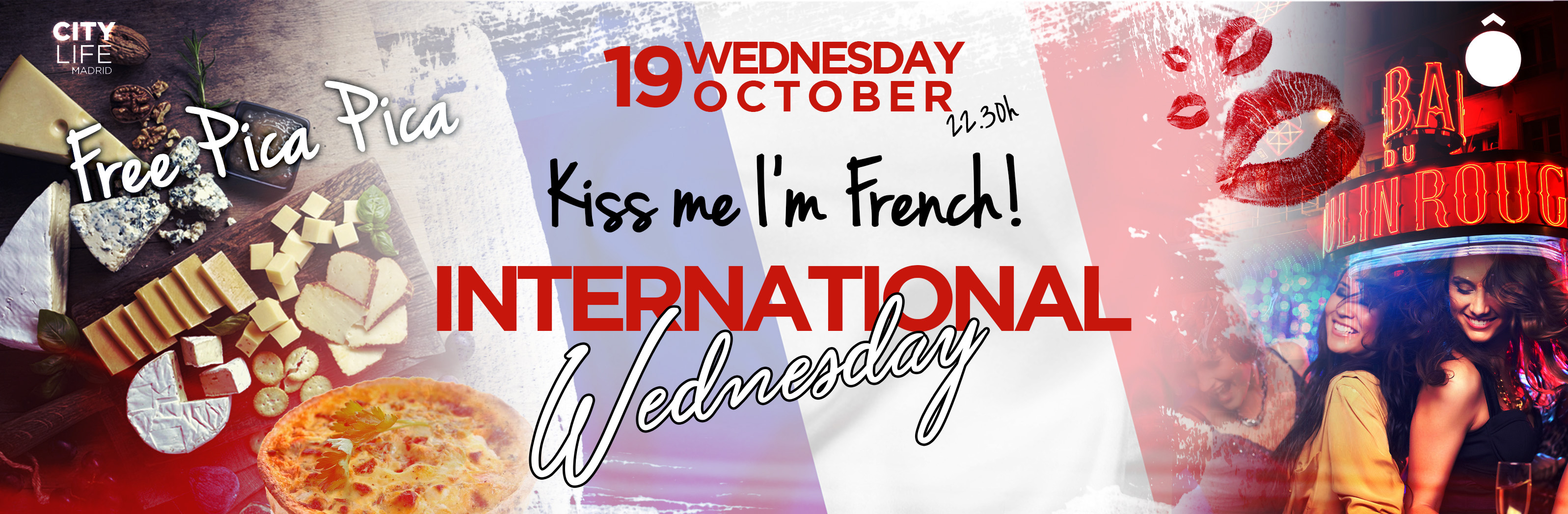 Kiss me I’m French - Free Dinner & Free Open Bar! @Shoko Lounge Club!